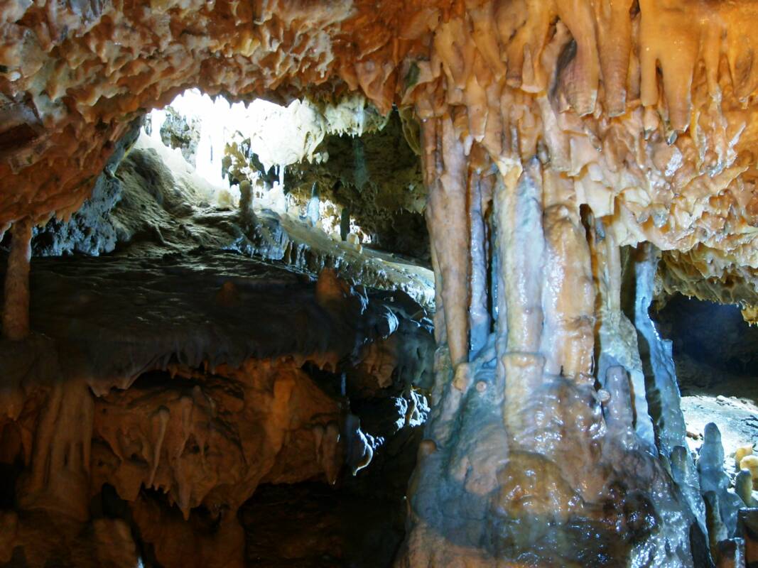 Teufelshöhle Tropfsteine